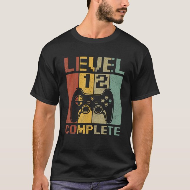 Camiseta Nível 12 12 de Aniversário do Jogador Completo (Frente)