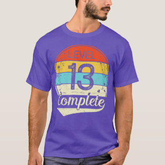 Camiseta Nível 13 13 completo Aniversário de casamento