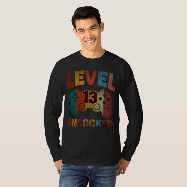 CAMISETA NÍVEL 13 DESBLOQUEADO (Frente Completa)