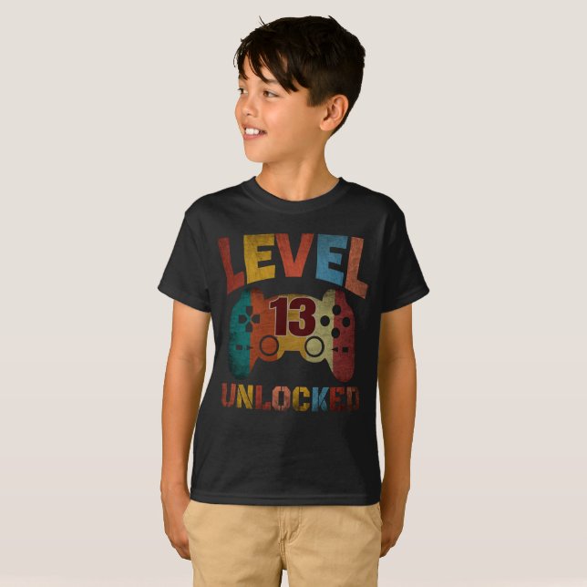 CAMISETA NÍVEL 13 DESBLOQUEADO (Frente Completa)