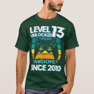 Camiseta Nível 13 Espetacular Jogador de Aniversário do 13