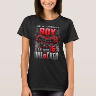Camiseta Nível 16 Desbloqueado Incrível Desde 2006 16º Aniv