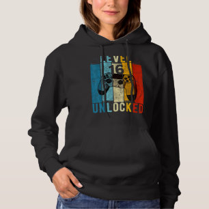 Camiseta Nível 16 Vídeo Gamer 16 Anos 16 Bir