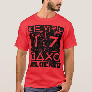 Camiseta Nível 17 desbloqueado