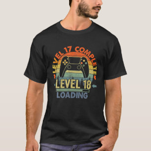 Camiseta Nível 17 - Presente De Aniversário Completo 17º