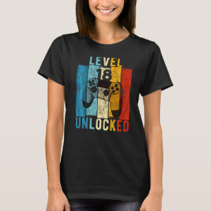 Camiseta Nível 18 Vídeo Gamer 18 Anos 18 Bir