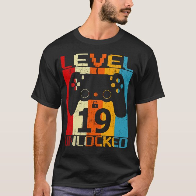 Camiseta nível 19 desbloqueado (Frente)