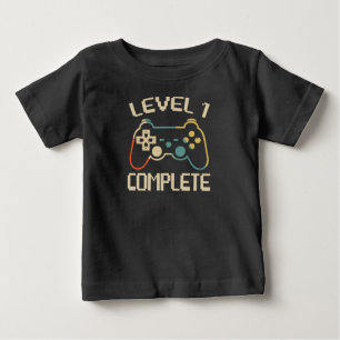 Camiseta Nível 1 concluído - primeiro aniversario