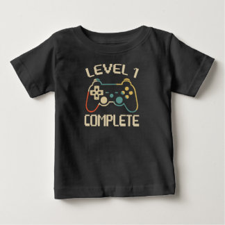 Camiseta Nível 1 concluído - primeiro aniversario