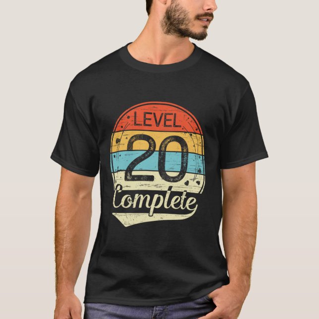 Camiseta Nível 20 20 de Casamento Retroativo T (Frente)