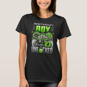 Camiseta Nível 23 Desbloqueado Incrível Desde 1999 23º Aniv