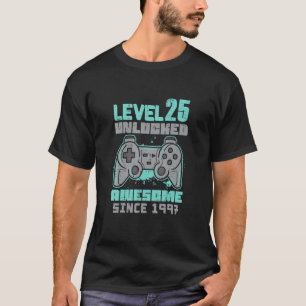 Camiseta Nível 25 Desbloqueado Incrível 1997 - Controlado