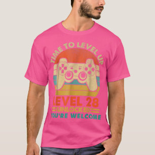 Camiseta Nível 28 Completo Vintage Jogos de Vídeo de 1994 p