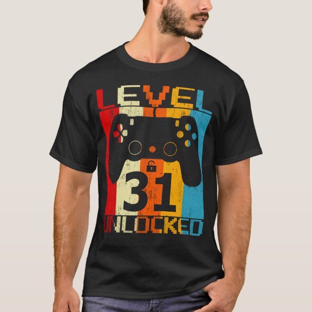Camiseta Nível 31 desbloqueado (Frente)