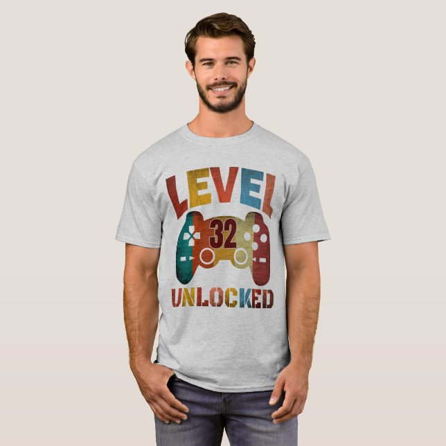 Camiseta NÍVEL 32 DESBLOQUEADO (Frente Completa)