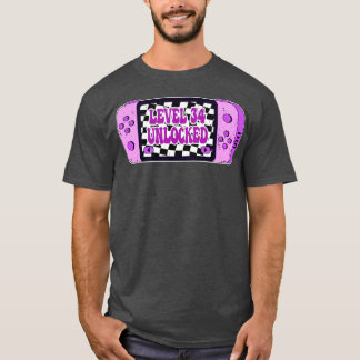 Camiseta Nível 34 desbloqueado