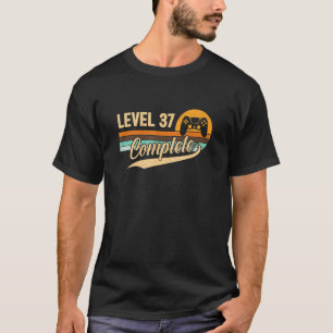 Camiseta Nível 37 Completo 37 Aniversário De Casamento Para