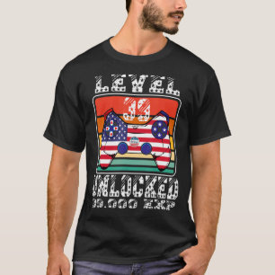 Camiseta Nível 39 Jogador De Vídeo Desbloqueado 39 Aniversá