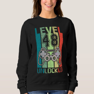 Camiseta Nível 48 Vídeo Gamer 48º Aniversário