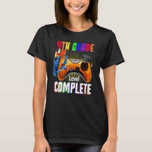 Camiseta Nível 4 Concluído No Último Dia Do Graduação Escol