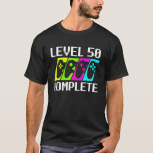 Camiseta Nível 50 Completo 50º Jogador De Aniversário