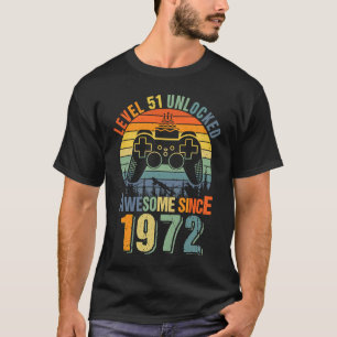 Camiseta Nível 51 Desbloqueado 51ruas Aniversário Gamer 197