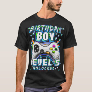 Camiseta Nível 5 - 5 de jogos de vídeo desbloqueados - Bi