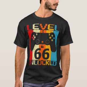 Camiseta Nível 66 desbloqueado