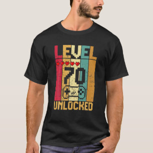 Camiseta Nível 70 Desbloqueado Incrível 1952 Video Game 7