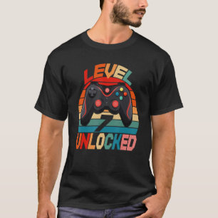Camiseta Nível 7 Aniversário Garoto de 7 Anos Videos games