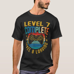 Camiseta Nível 7 Completado Vídeo de Aniversário de Carrega