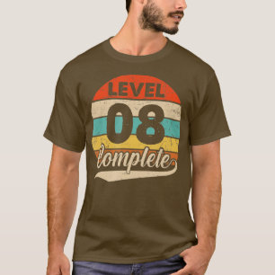 Camiseta Nível 8 Completo 8º Aniversário De Casamento Para 