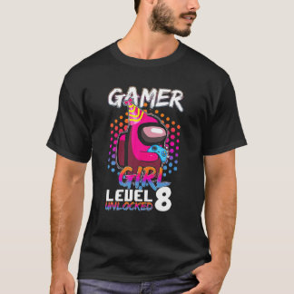 Camiseta Nível 8 Desenfatizado Entre Bater Comigo 8º Nascim