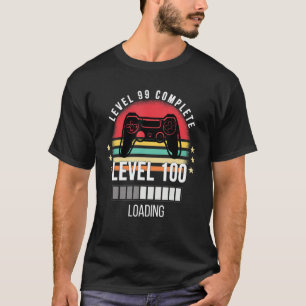 Camiseta Nível 99 Completa Gam de Nível Retroativo do Birth