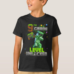 Camiseta Nível 9 Desbloqueado Incrível Desde 2016 Garoto de