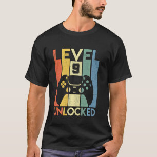 Camiseta Nível 9 Librou Aniversário De 9 Anos É O Meu 9º Bi