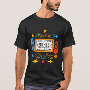 Camiseta Nível da 3ª Série Desbloqueado Jogo Na Volta às Au