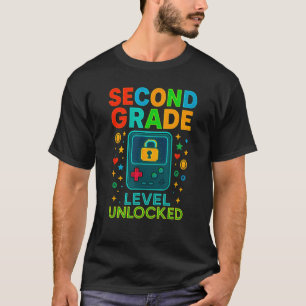 Camiseta Nível da Segunda Série Desbloqueado Gamer Ck Para