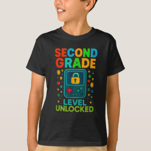 Camiseta Nível da Segunda Série Desbloqueado Gamer Ck Para