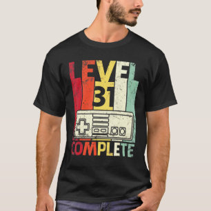 Camiseta Nível de 31 anos de aniversário do Casado de jogad