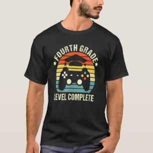 Camiseta Nível de 4º grau Concluído no 4º ano do último dia