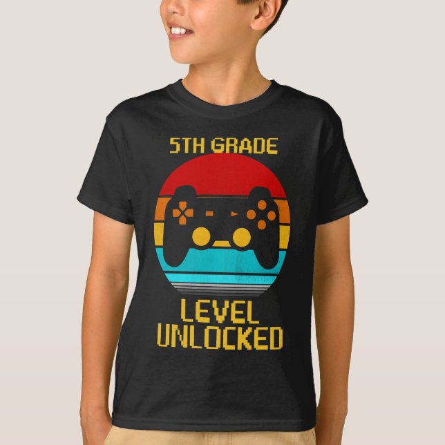 Camiseta nível de 5 desbloqueado (Frente)