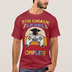 Camiseta Nível De 5 Nível Completa De Jogos Classe 2021