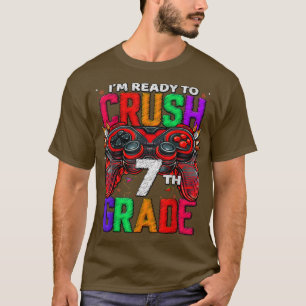 Camiseta Nível de 7 Nível Desbloqueado Jogo No 7 Grau Volta