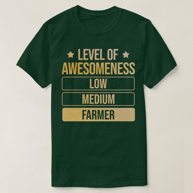 Camiseta Nível De Agricultores Da Consciência (Frente do Design)