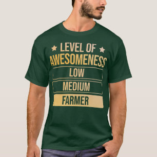 Camiseta Nível De Agricultores Da Consciência