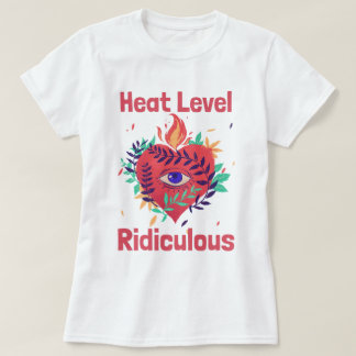Camiseta Nível de Calor Ridículo Amante de Curry