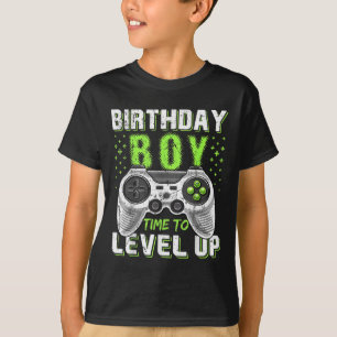 Camiseta Nível de clique Aniversário Jogo Jovens Jovens Men