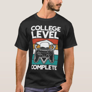 Camiseta Nível de colégio completo - Jogos