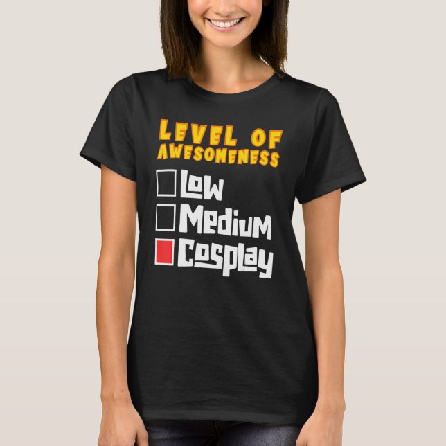 Camiseta Nível De Consciência Compreensão De Caracteres De  (Frente)